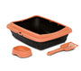 Bergamo Litter Pan Birba Starter Kit, Melon