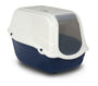 Bergamo Litter Pan Romeo With Top And Filter, Night Blue
