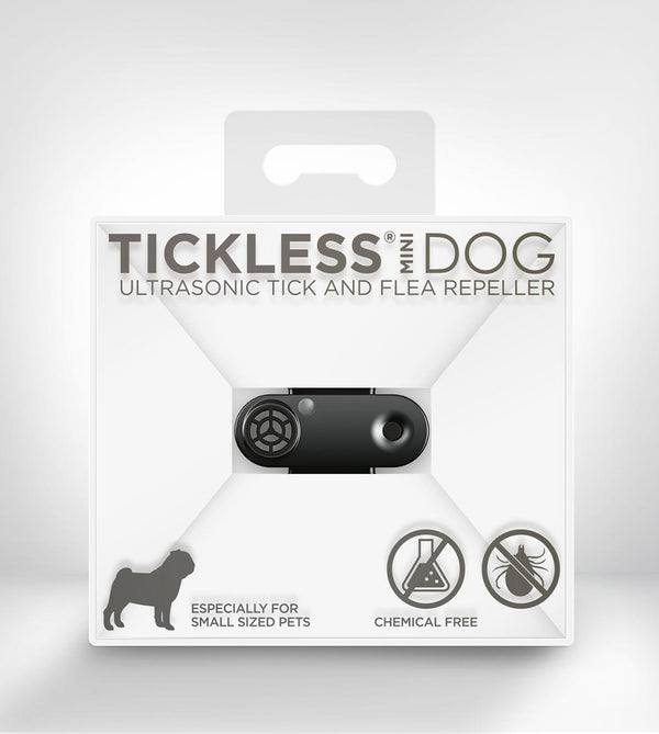 Tickless Mini Ultrasonic Tick & Flea Repeller For Dogs, Black