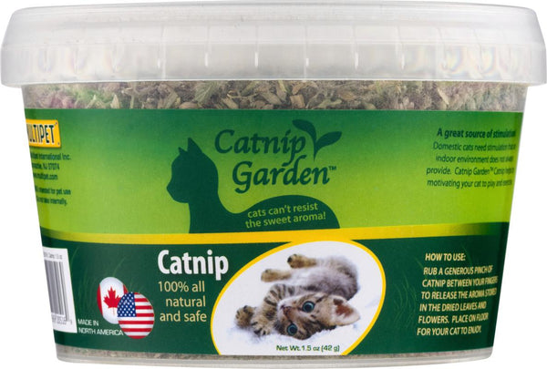 Multipet Catnip Garden Tub Cat Catnip