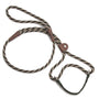 Mendota Pet Small Martingale Slip Walker Dog Collar & Leash, Twist Woodlands