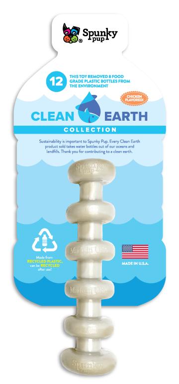Spunky Pup Clean Earth Recycled Stick Dog Toy