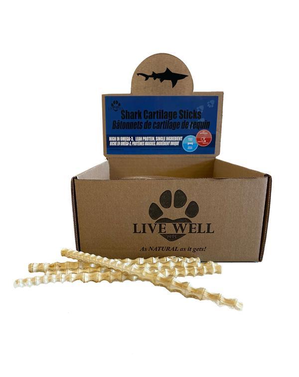 Live Well Pets Bâton de cartilage de requin pour chiens