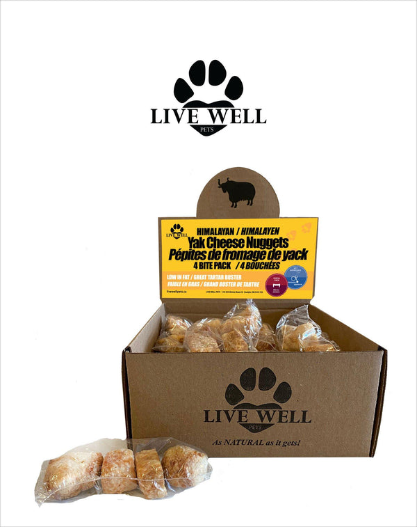 Live Well Pets Nugs de fromage de yak de l'Himalaya Friandises pour chiens