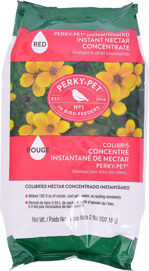 Perky-Pet Hummingbird Instant Nectar Concentrate Wild Bird Food, Red