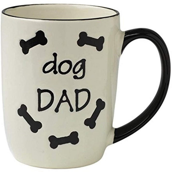 PetRageous Dog Dad Mug, Natural