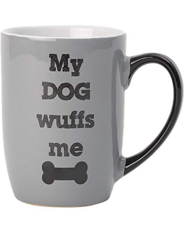 PetRageous My Dog Wuffs Me Mug