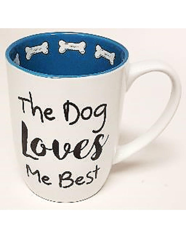 PetRageous The Dog Loves Me Best Mug