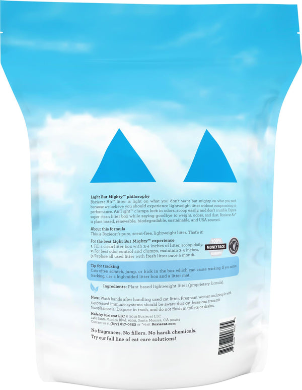 Boxiecat Air Lightweight Scent Free Premium Clumping Cat Litter