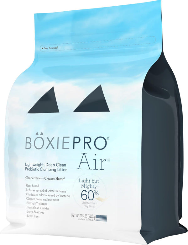 Boxiecat BoxiePro Air Lightweight Deep Clean Probiotic Clumping Cat Litter