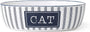 PetRageous Gamelle Country Blue pour chats, blanc/marine
