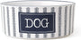 PetRageous Gamelle Chien Country Blue, Blanc/Bleu marine