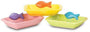 PetRageous Teeny Tiny Fish Cat Bowl, Assorted Colors