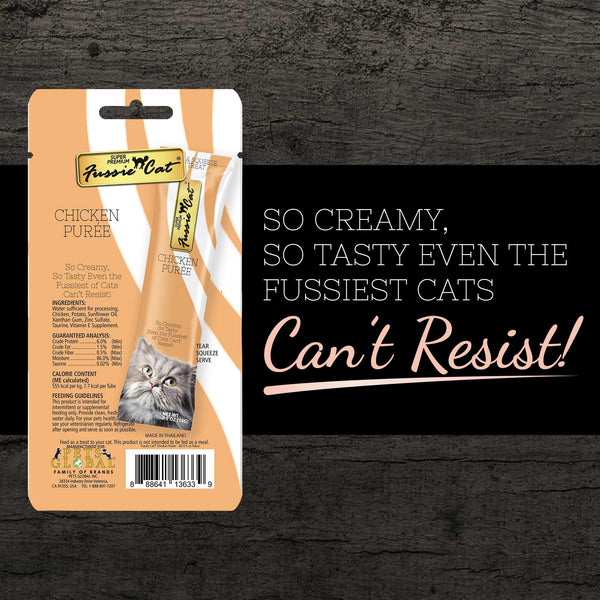 Fussie Cat Chicken Puree Cat Treats