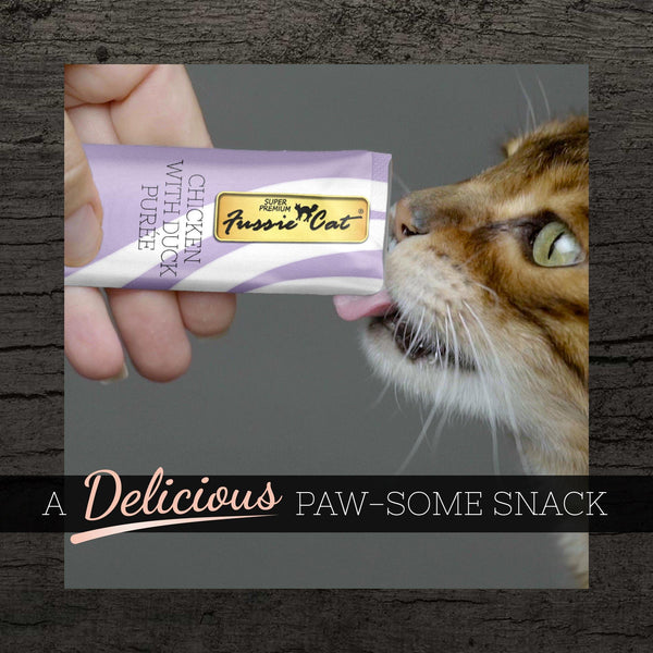 Fussie Cat Chicken with Duck Puree Cat Treats