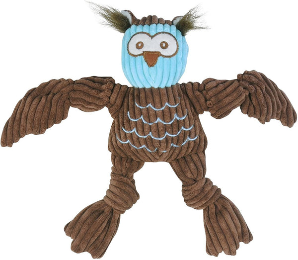 HuggleHounds Woodland Knotties Owl Dog Toy