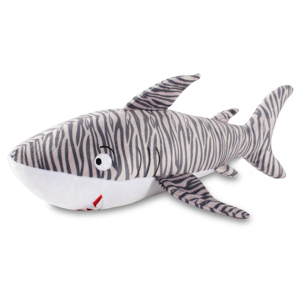 Pet Shop by Fringe Studio Tiger Shark Plush Dog Toy