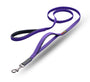 smellydogz Double Handle Dog Leash, Purple