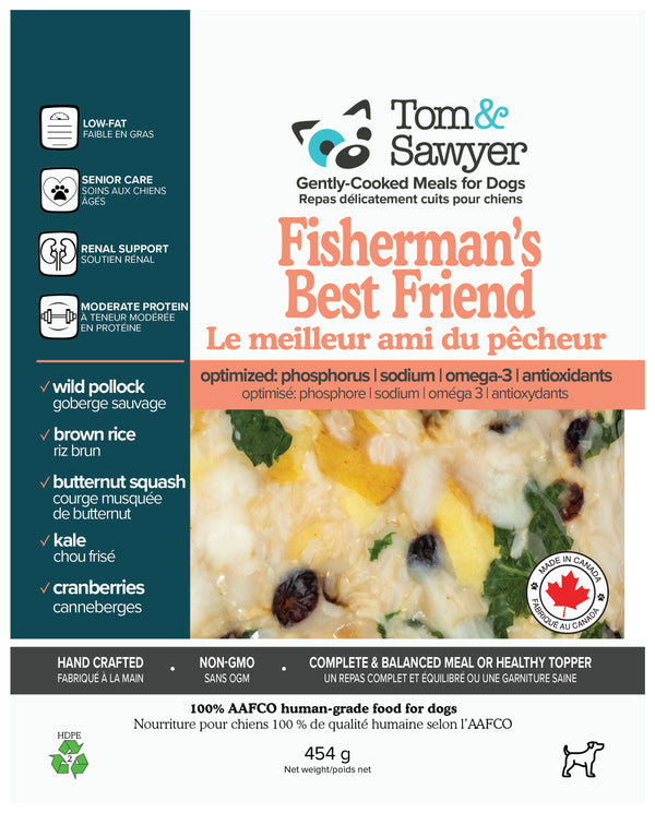 Tom&Sawyer Fisherman's Best Friend Frozen Dog Food
