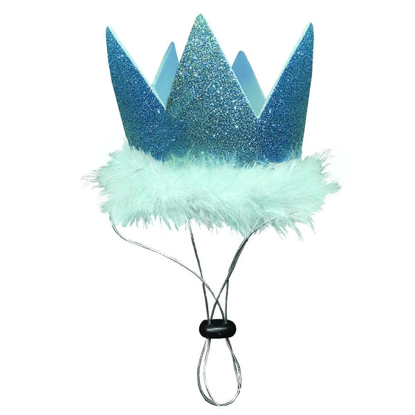 Huxley & Kent Party Crown for Pets, Blue
