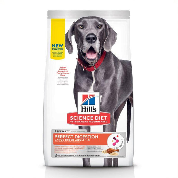 Hill's Science Diet Croquettes pour chiens Adultes Perfect Digestion Grande Race Poulet