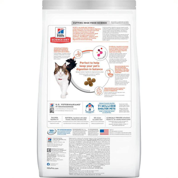 Hill's Science Diet Adult Perfect Digestion Saumon Croquettes pour chat sec