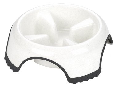 JW Pet Skid Stop Gamelle lente pour chien, couleur variable