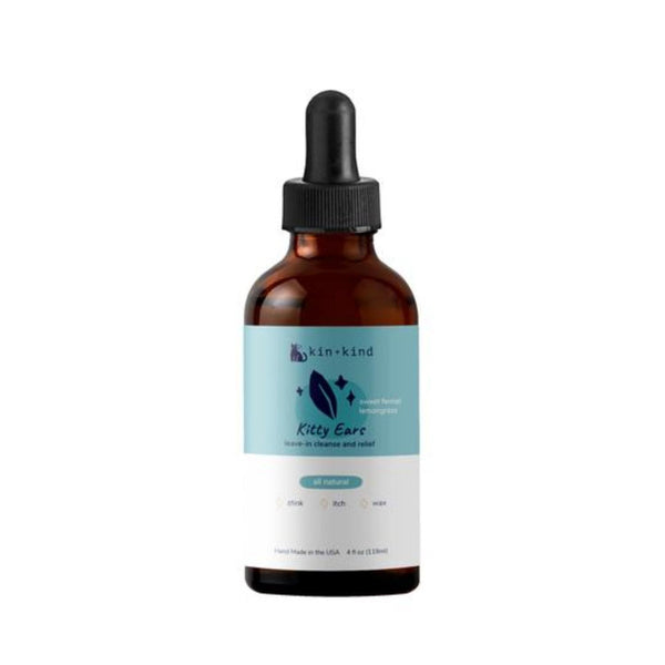 kin+kind Kitty Ears Leave-In Cat Ear Cleaner