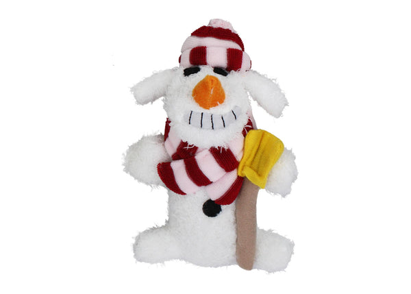 Multipet Loofa Snowman Dog Toy