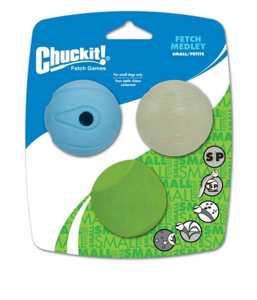 Chuckit! Fetch Ball Medley Triple Pack Dog Toy