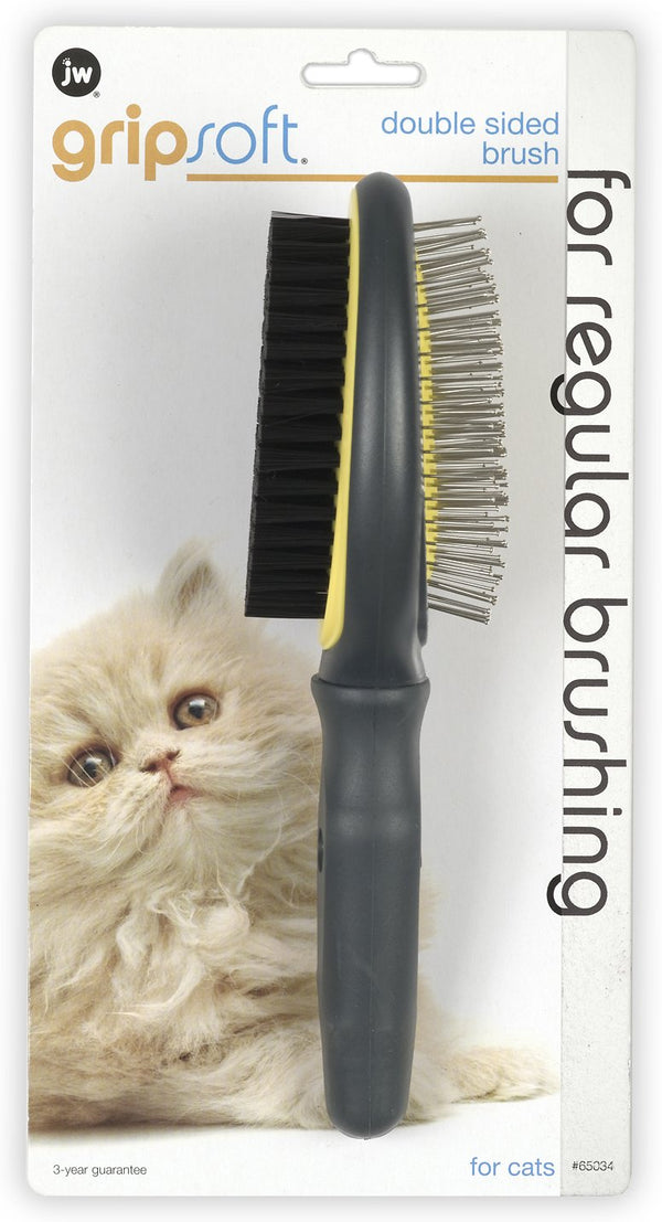 JW Pet Double Sided Cat Brush