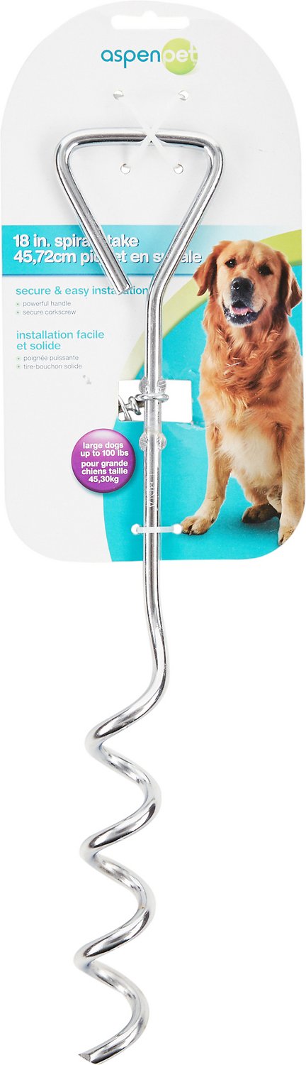 Aspen Pet Spiral Tie-Out Stake