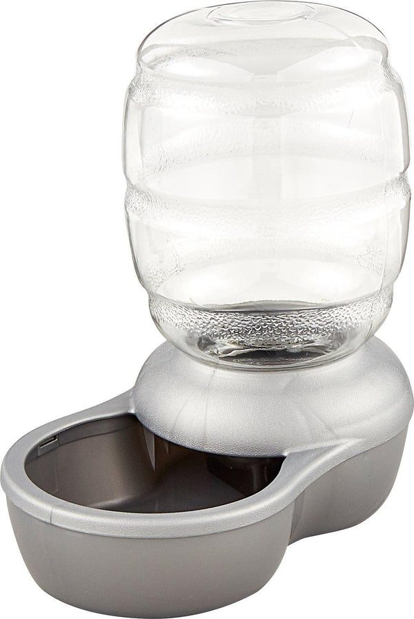 Abreuvoir Petmate Pearl Replenish avec Microban, gris argent nacré