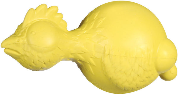 JW Pet Ruffians Chicken Squeaky Dog Toy, Color Varies, Chicken