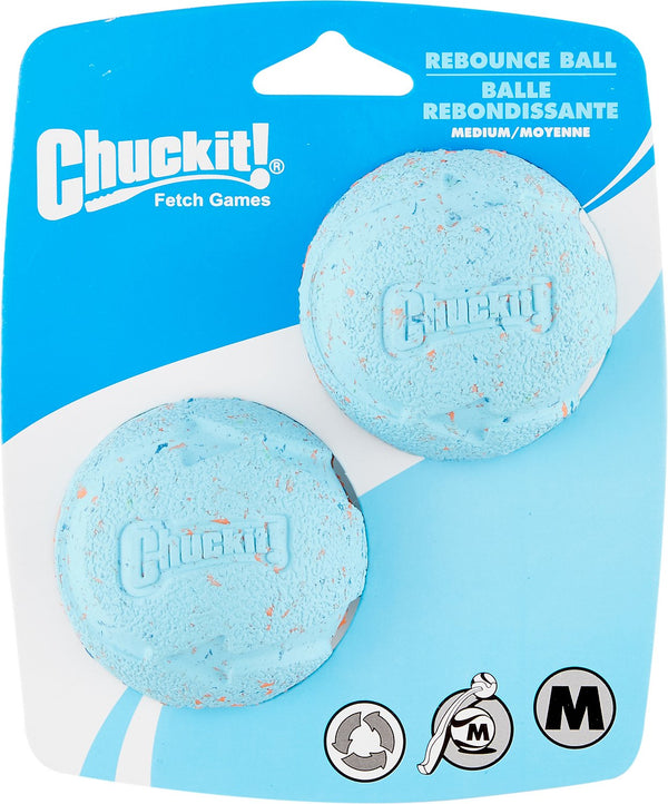 Chuckit! Rebounce Ball Twin Pack, Color Varies, Medium