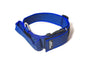 Julius-K9 Color & Gray Collar with Handle, Safety Lock & Interchangeable for Dogs, Blue