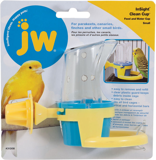 JW Pet InSight Clean Cup Bird Feed & Water Cup