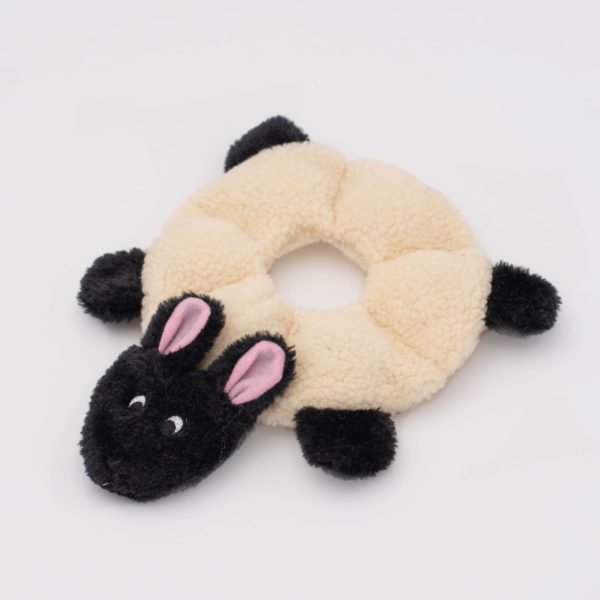 ZippyPaws Jouet pour chien Loopy Sheep (Mouton bouclé)