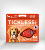Tickless Classic Répulsif ultrasonique anti-tiques et puces pour chiens, Orange