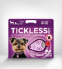 Tickless Classic Répulsif ultrasonique anti-tiques et puces pour chiens, Rose
