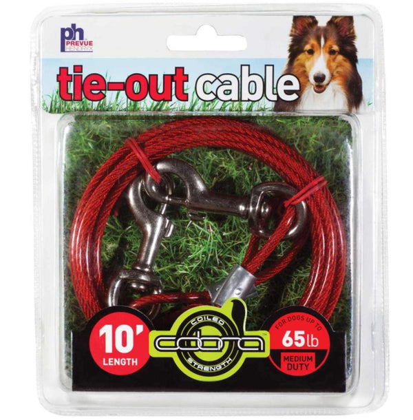 Prevue Hendryx Câble de fixation pour chien usage moyen