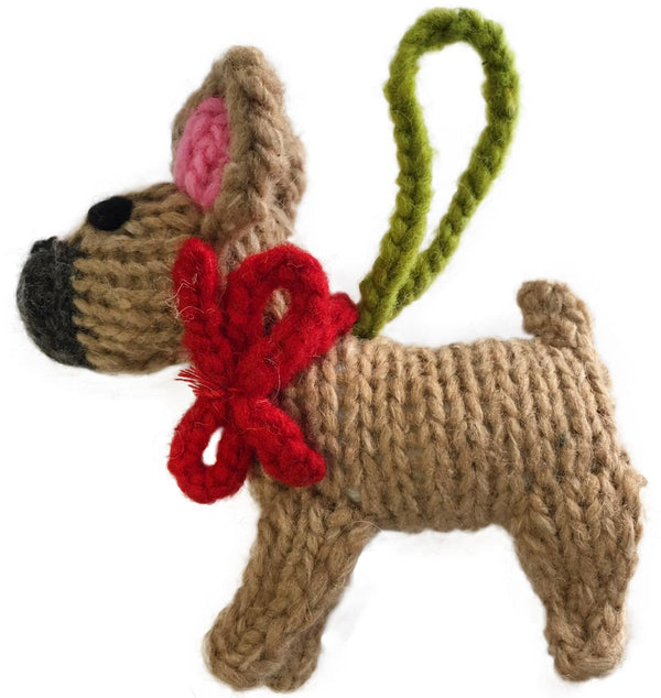 Chilly Dog French Bulldog Dog Ornament