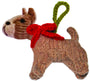 Chilly Dog Pitbull Dog Ornament