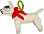 Chilly Dog Bull Terrier Dog Ornament