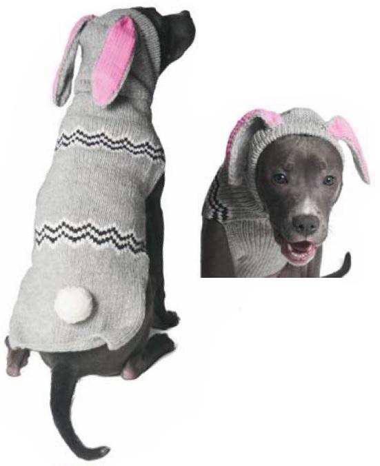 Chilly Dog Bunny Hoodie Dog Sweater