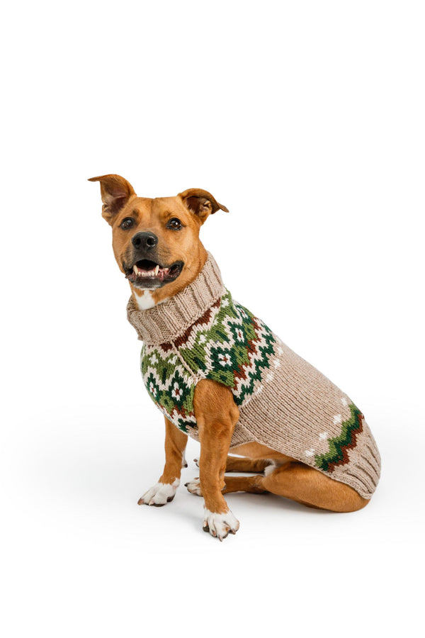 Chilly Dog Ragg Wool Fairisle Dog Sweater