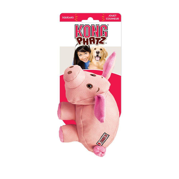 KONG Phatz Pig Dog Toy