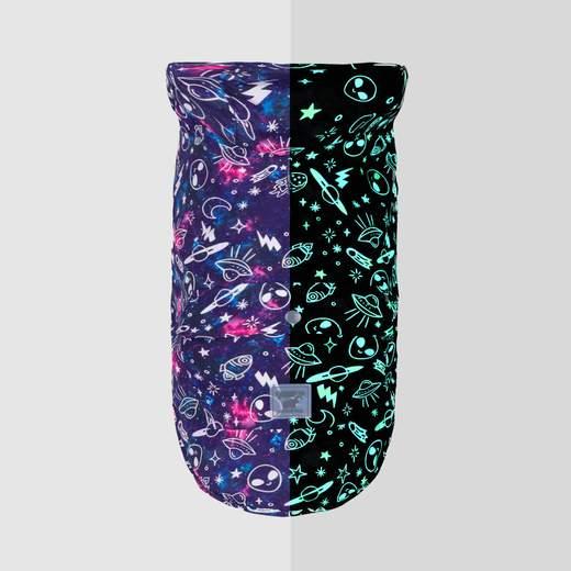 Canada Pooch Pick Me Poncho Dog Raincoat, Glow in the Dark