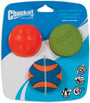 Chuckit ! Fetch Ball Medley Lot de 2 balles pour chien Taille M
