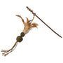 Ethical Pet Jouet pour chat baguette teaser en Silver Vine, assortis.